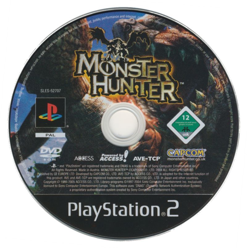 Monster Hunter PS2 cover