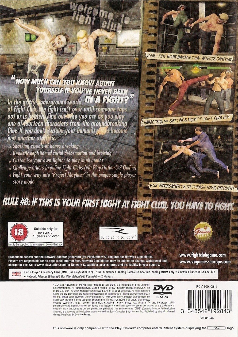 Fight Club PSX cover