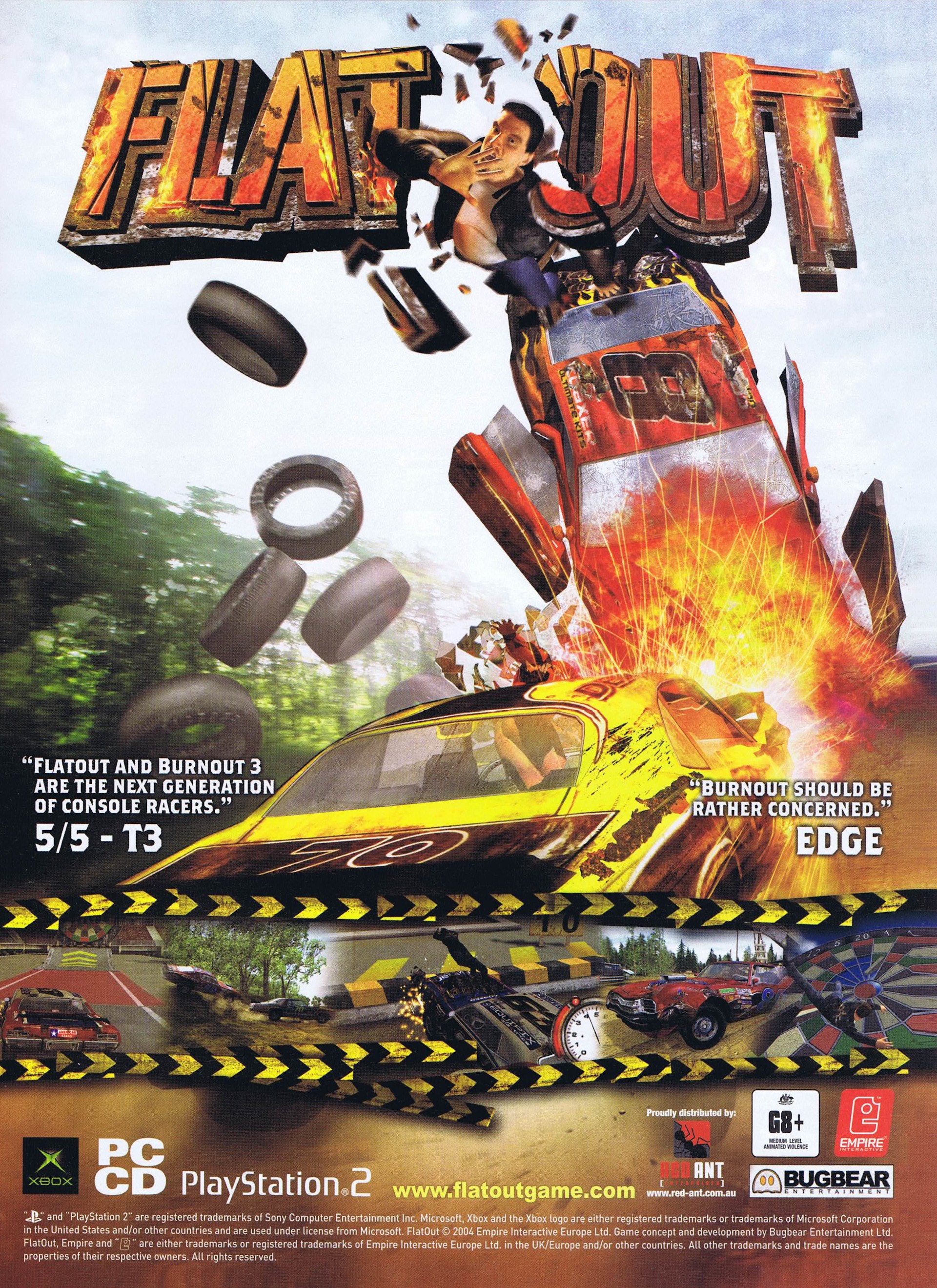 Flatout PSX cover
