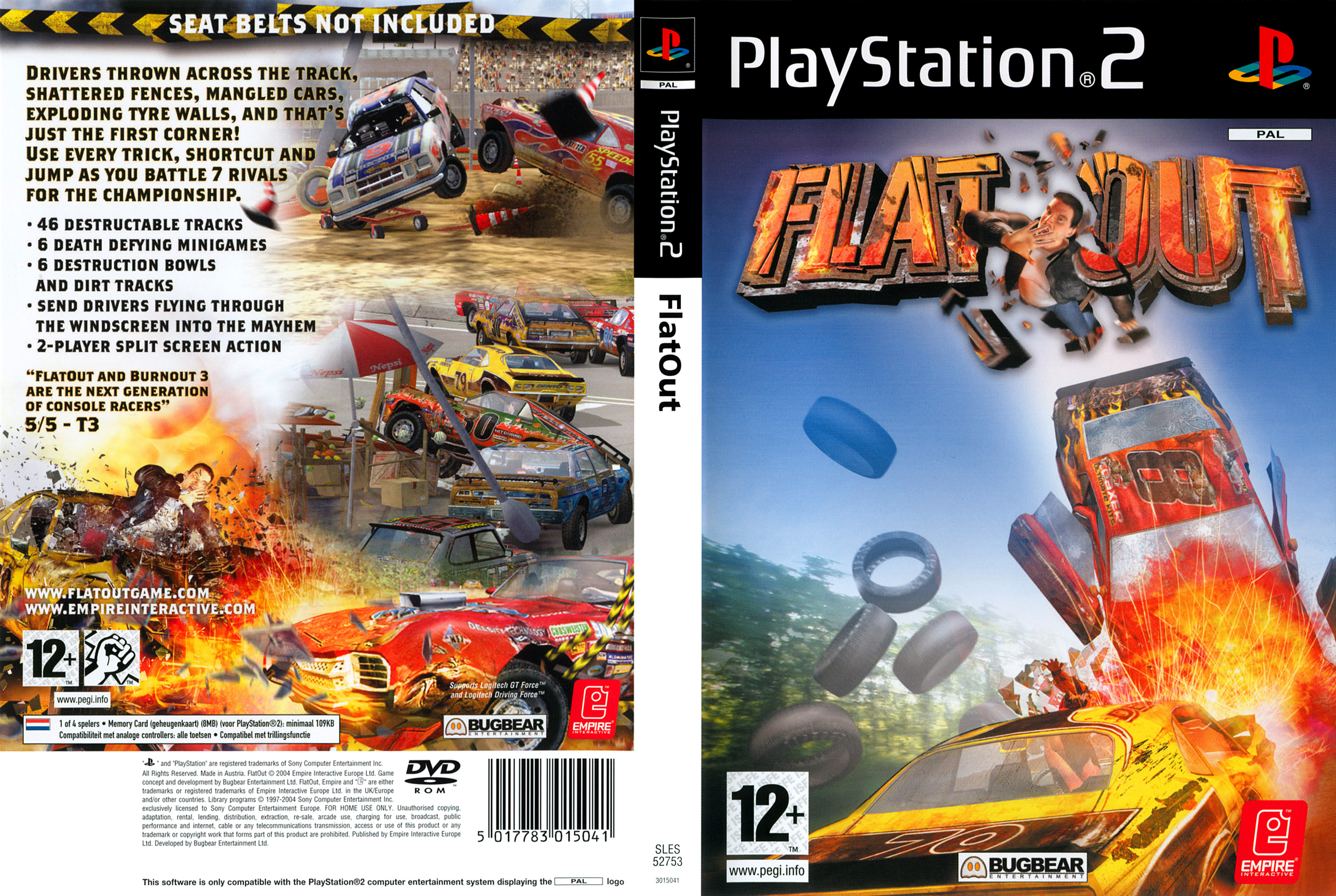 Flatout PSX cover