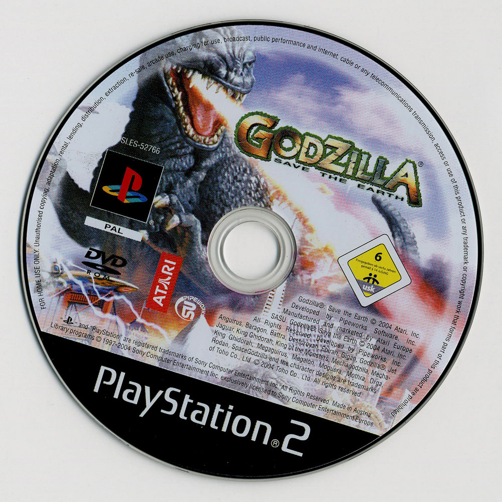 Godzilla - Save the Earth PS2 cover