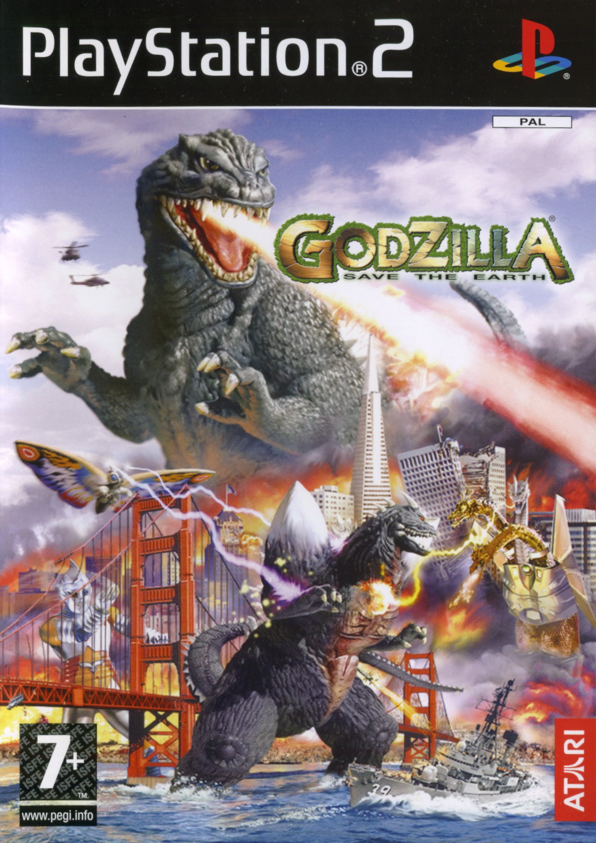 Godzilla - Save the Earth PS2 cover
