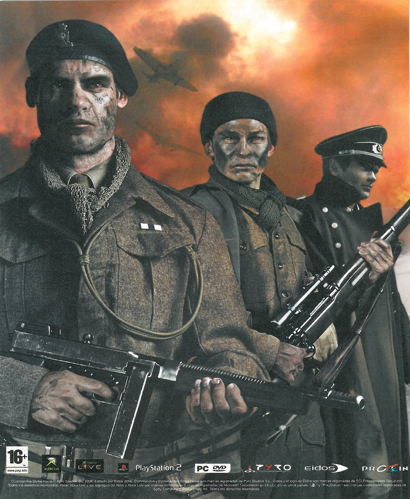 Commandos - Strike Force PSX cover