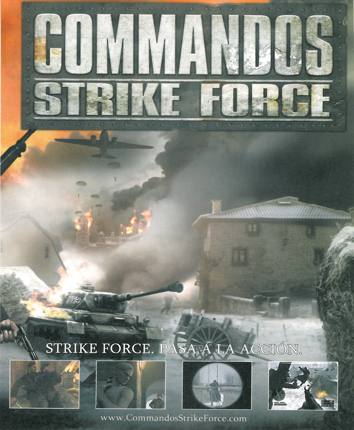 Commandos - Strike Force PSX cover