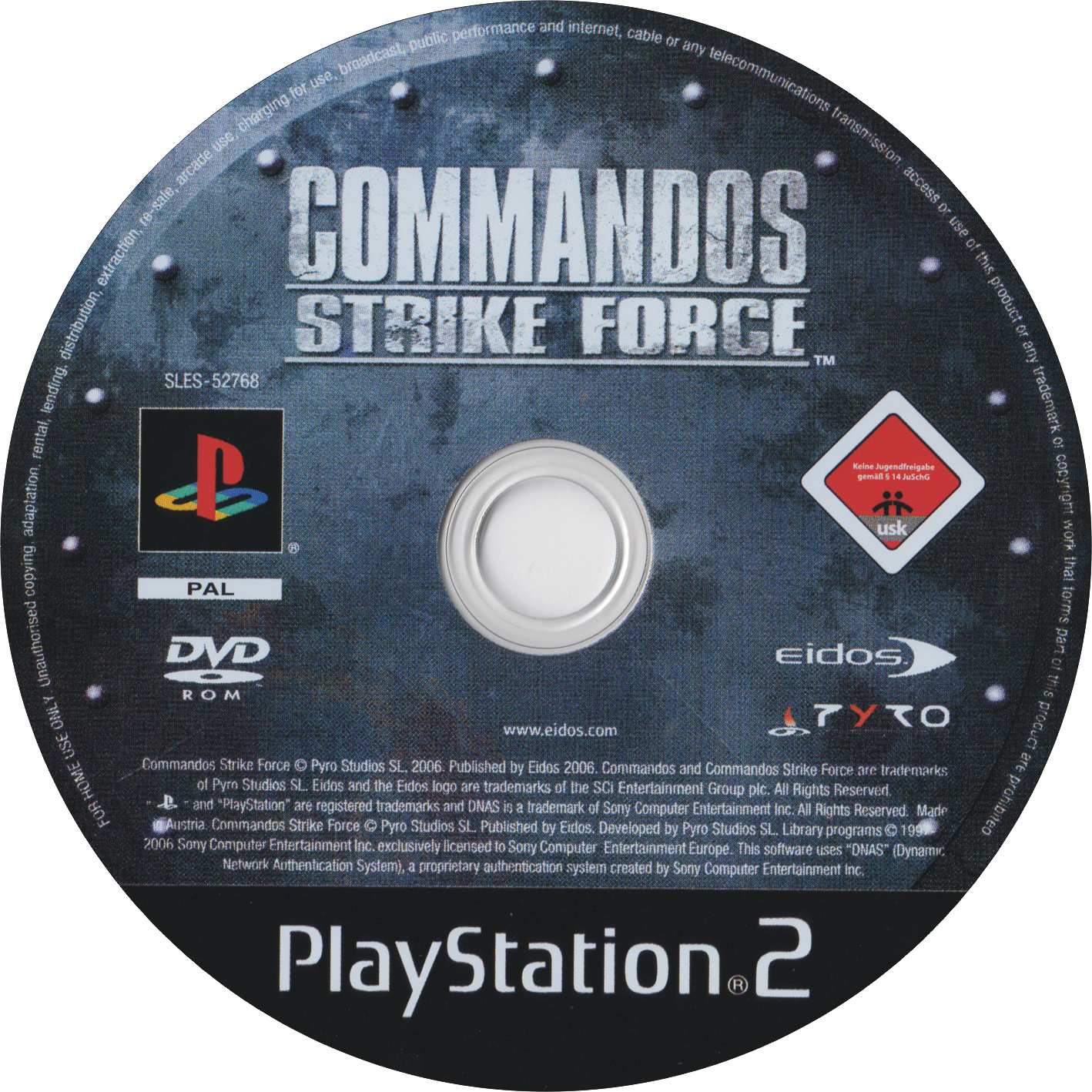 Commandos - Strike Force PSX cover