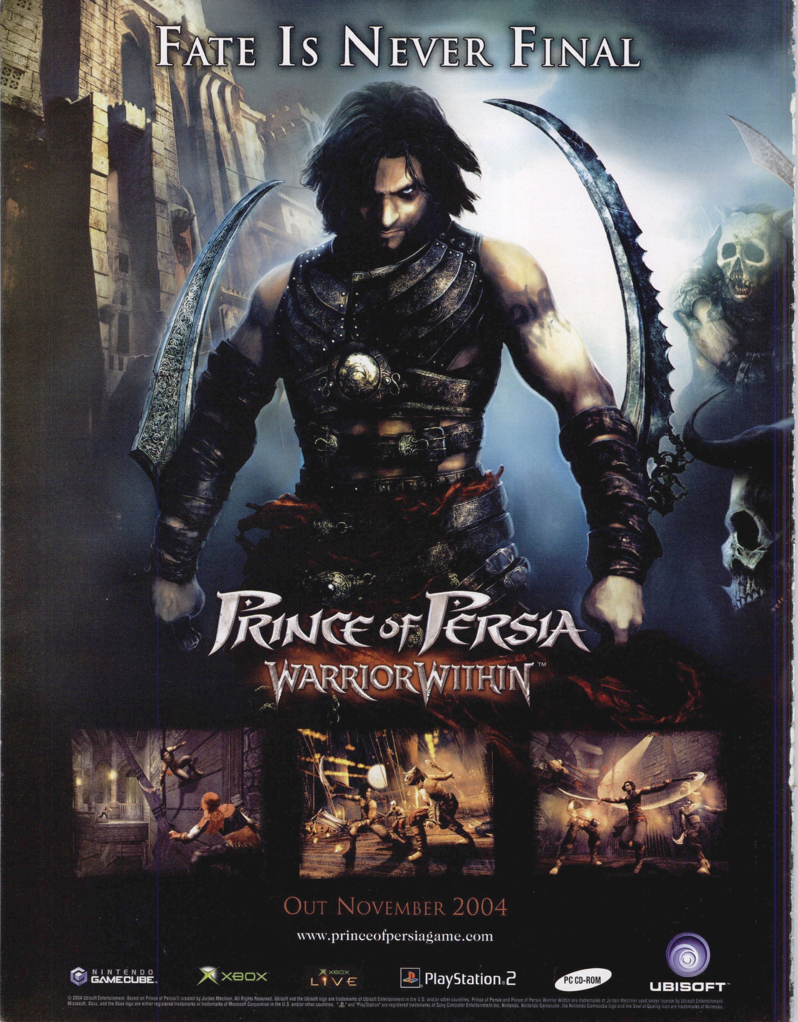 Prince of Persia - Warrior Within PS2 cover