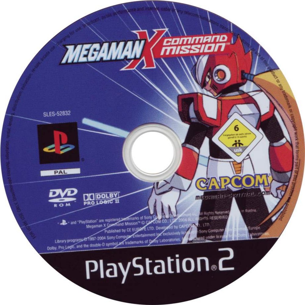 Megaman X Command Mission PS2 cover