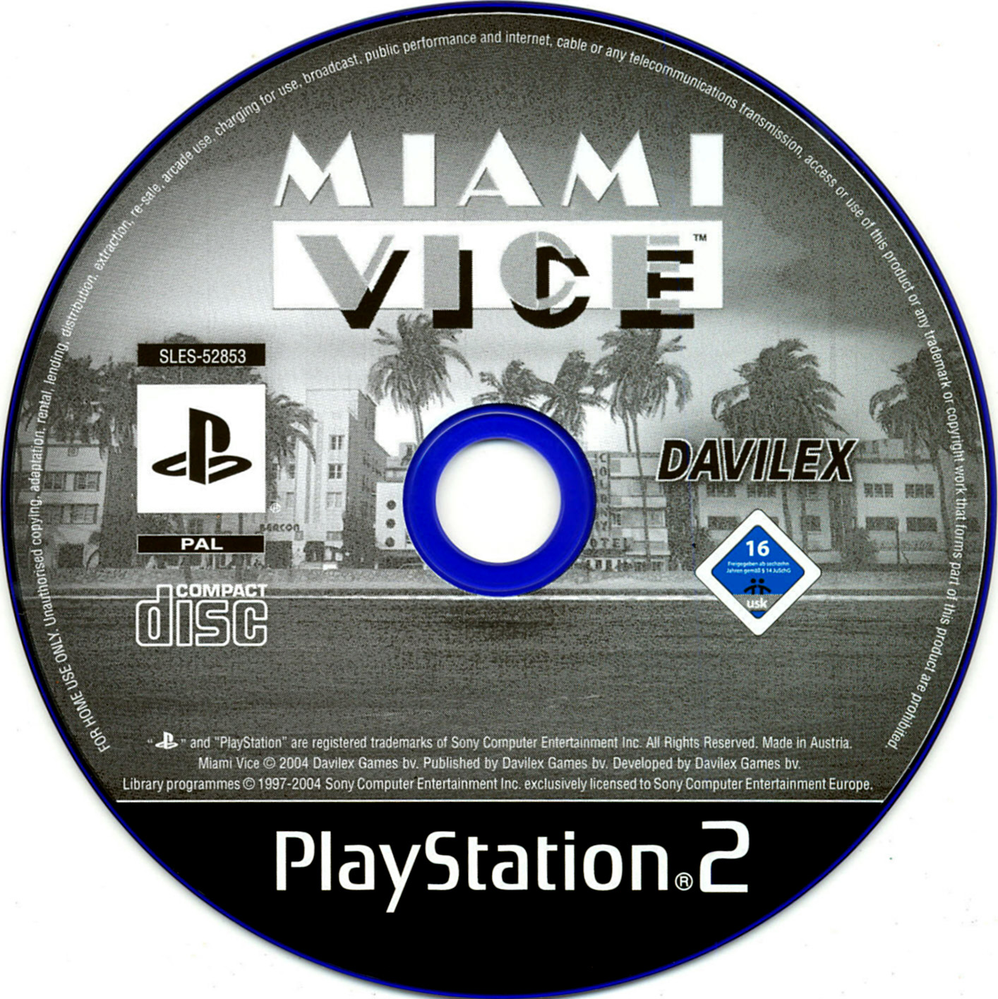 Miami Vice PS2 cover
