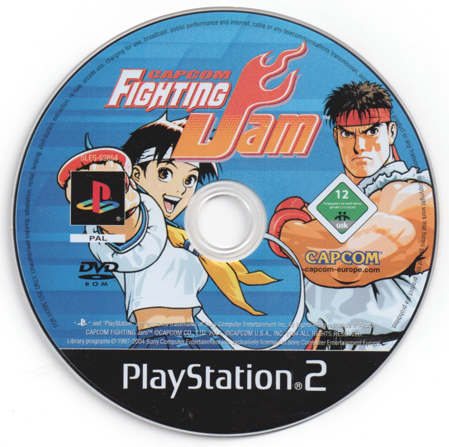 Capcom Fighting Jam PSX cover