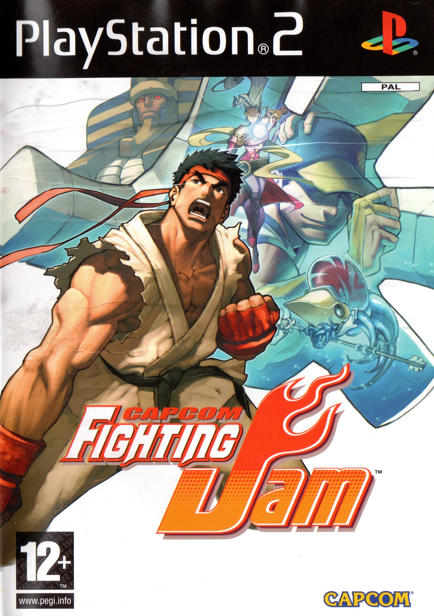 Capcom Fighting Jam PSX cover