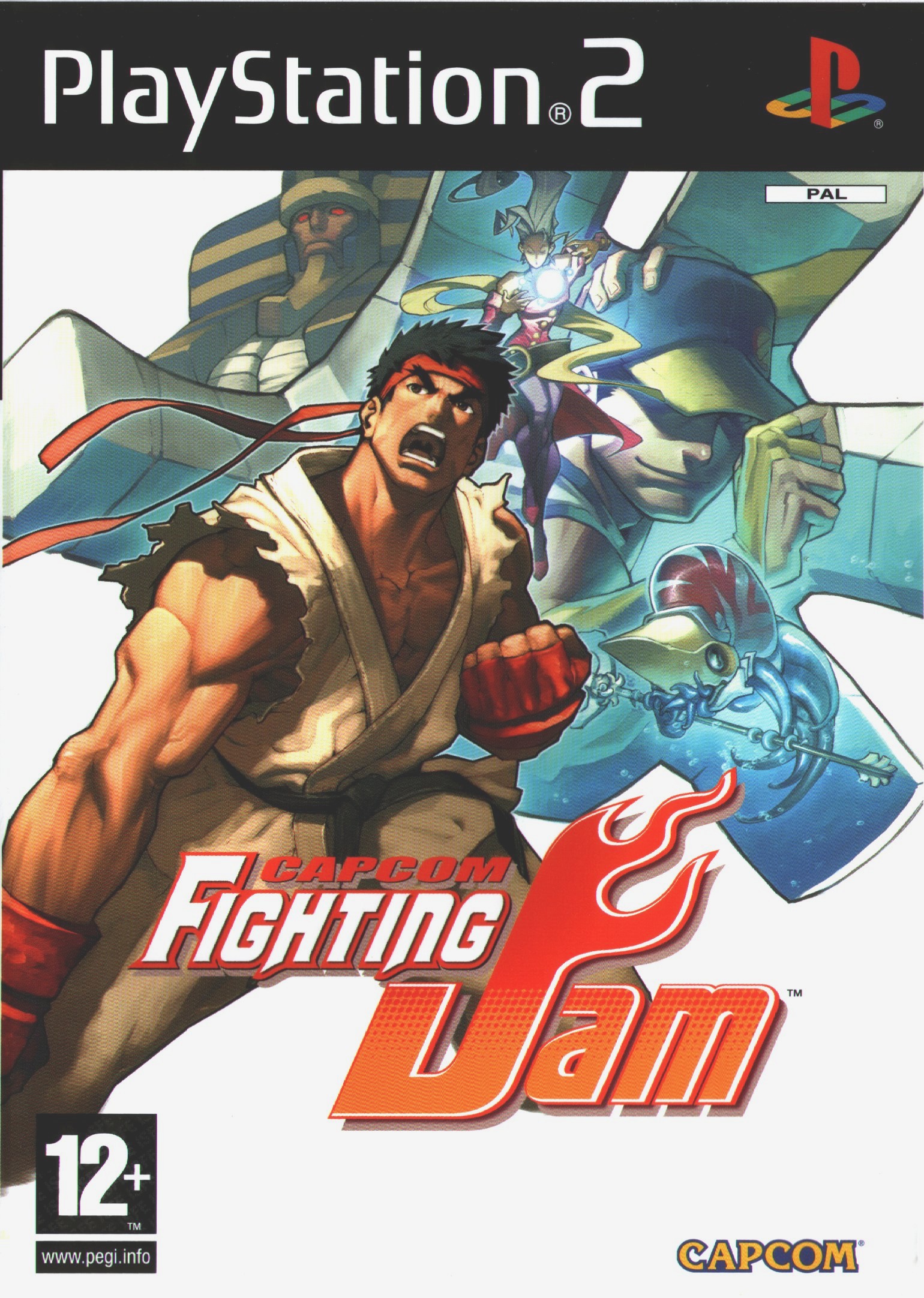 Capcom Fighting Jam PSX cover