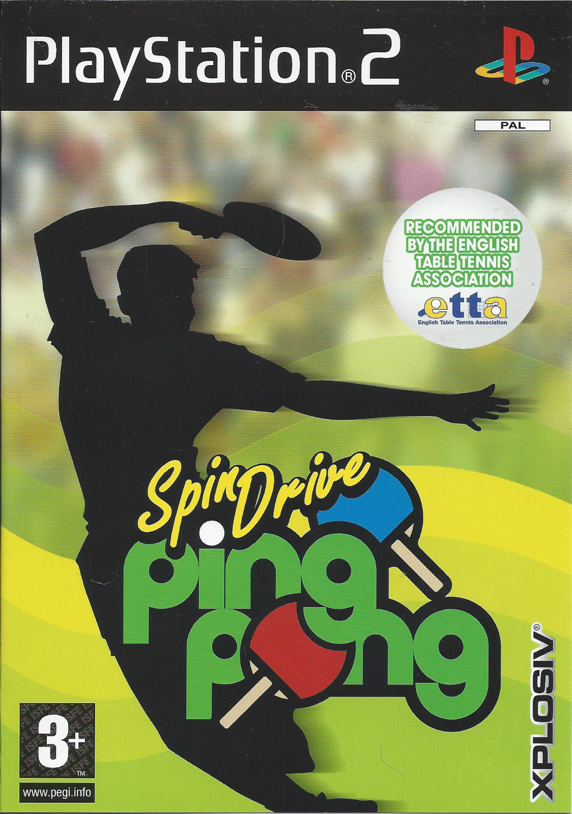 Spindrive Ping Pong PS2 cover