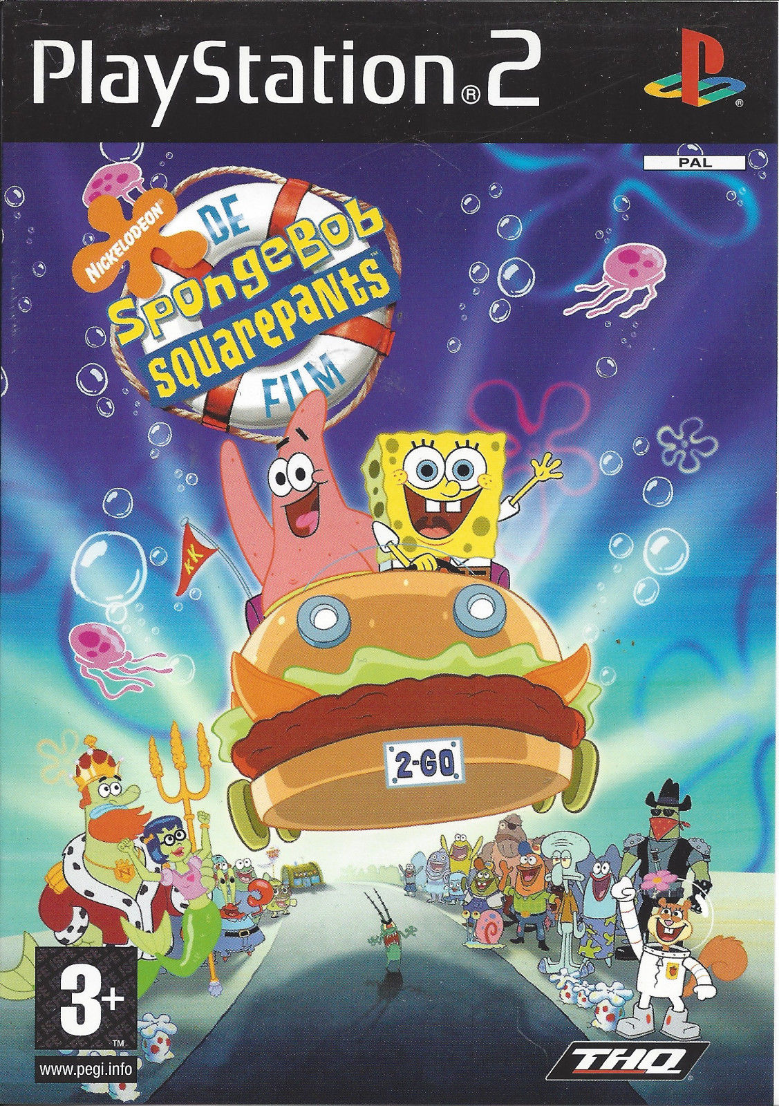 SpongeBob SquarePants - The Movie PS2 cover