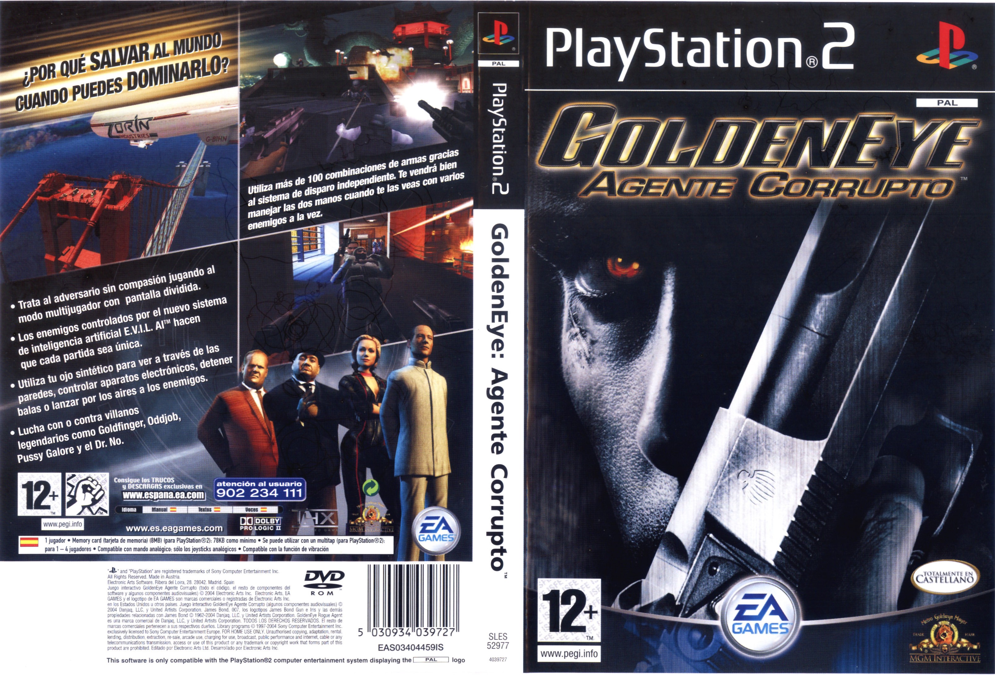 007 - Goldeneye - Agente Corrupto PSX cover