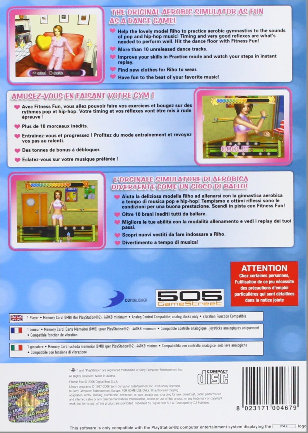 Fitness Fun PSX cover