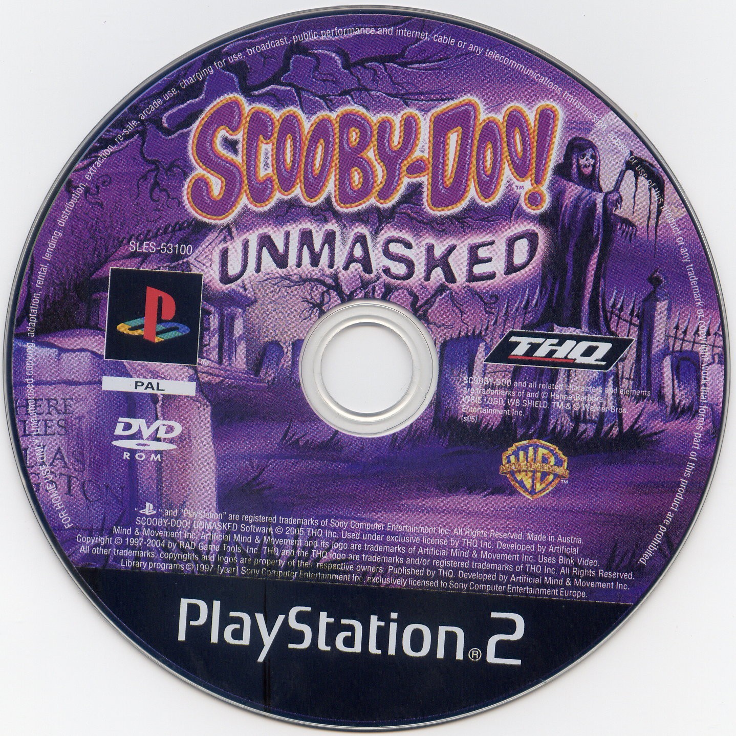 Scooby-Doo - Unmasked PS2 cover
