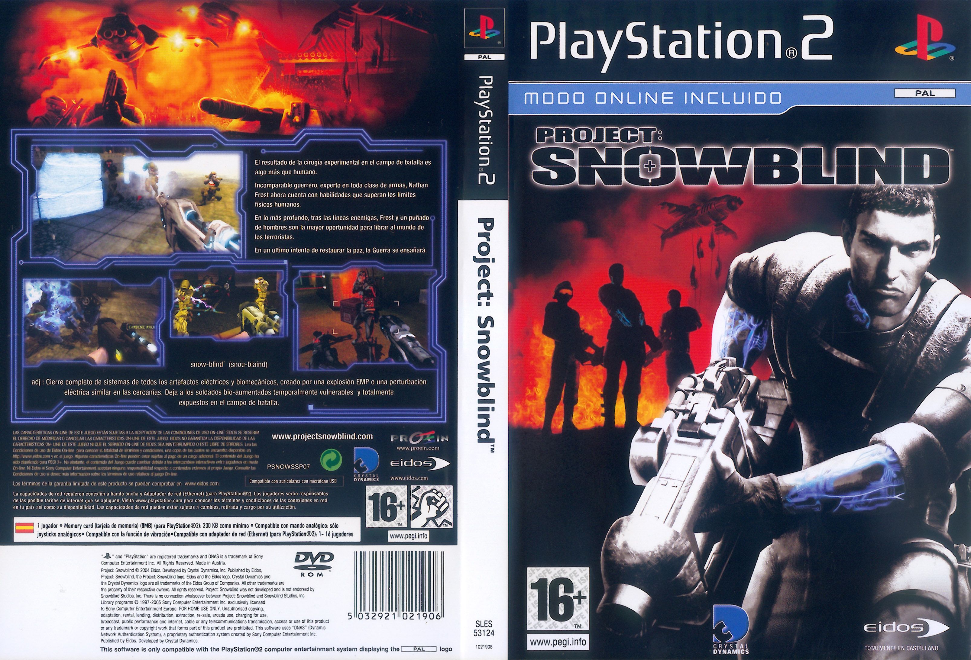 Project Snowblind PS2 cover