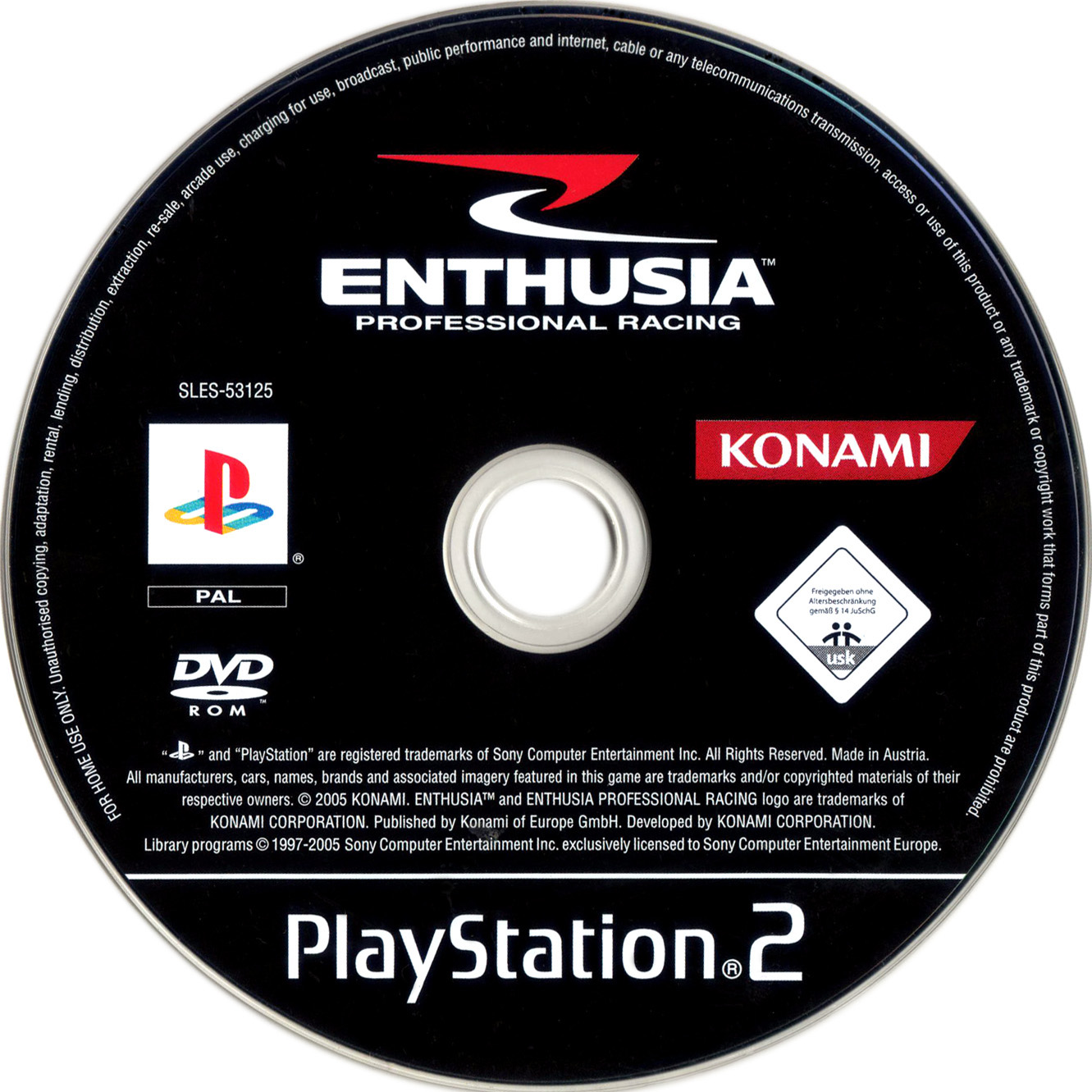 Enthusia Professional Racing PSX cover