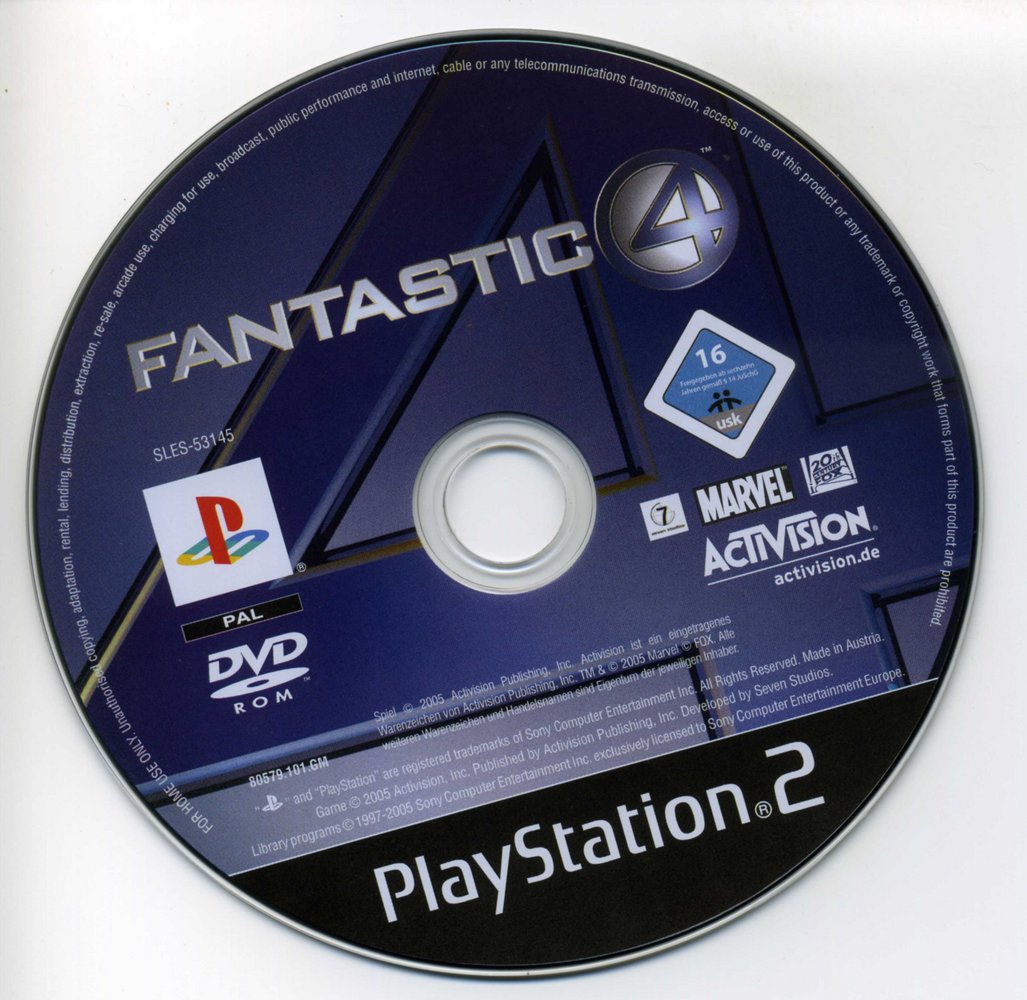 Fantastic 4 PSX cover
