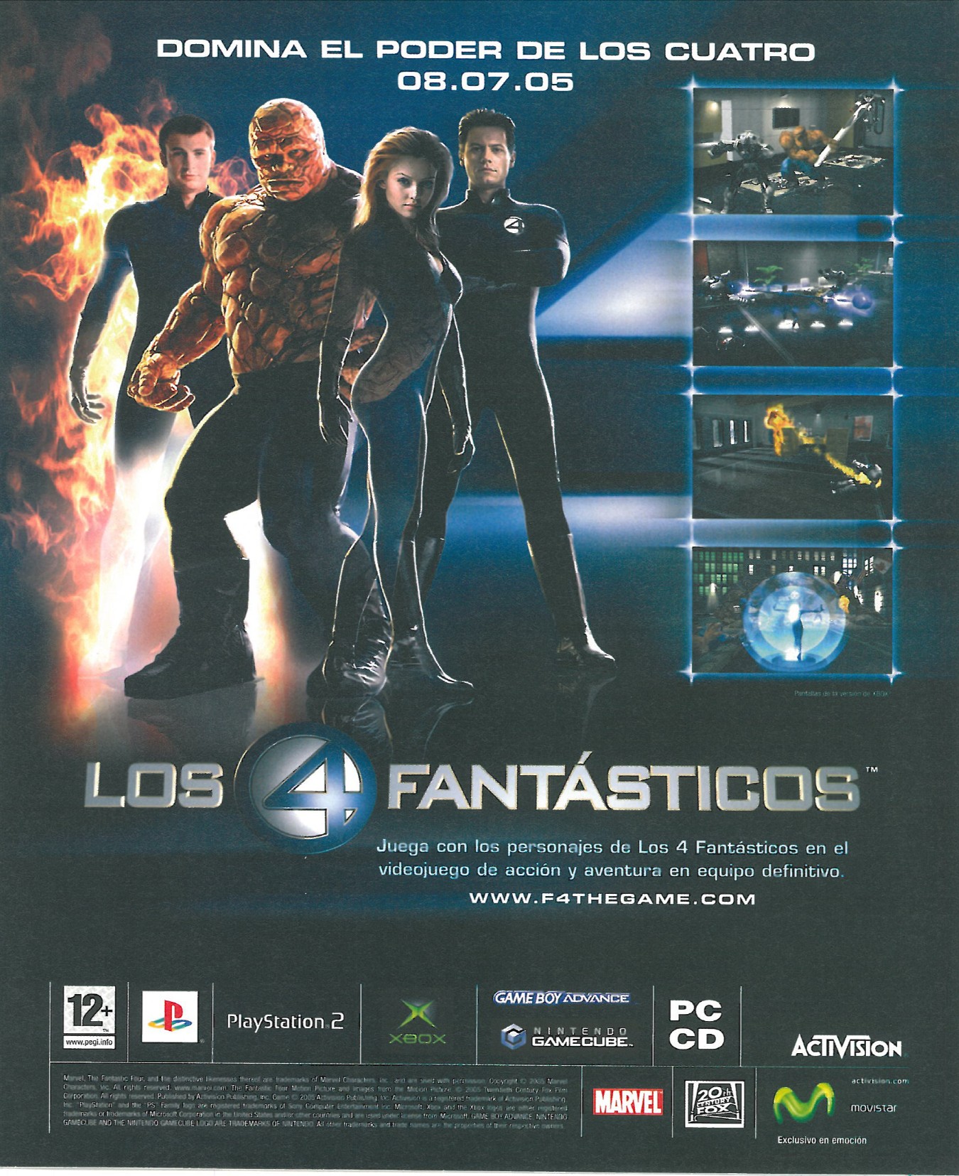 Fantastic 4 - Los 4 Fantasticos PSX cover