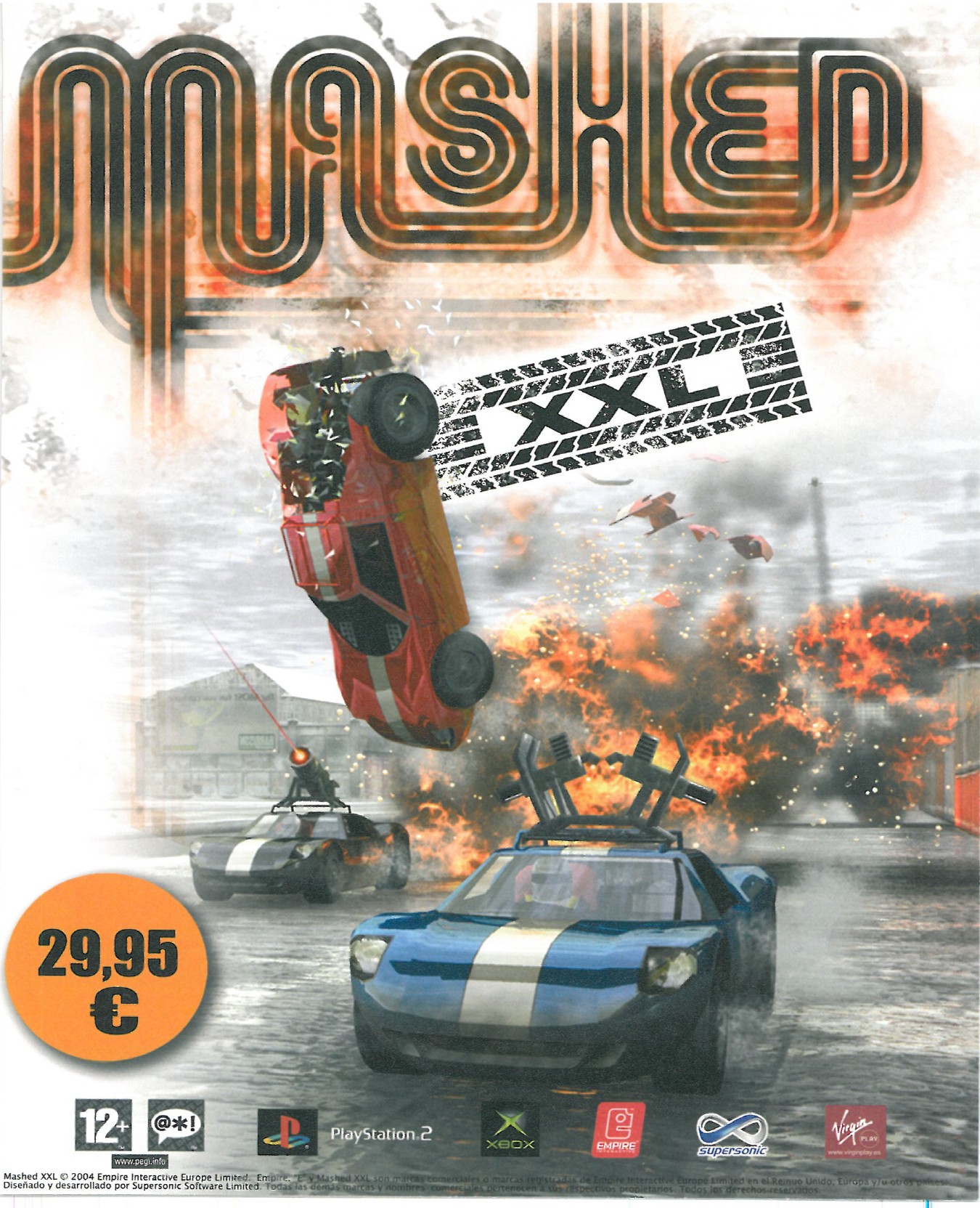 Mashed - Fully loaded PS2 cover