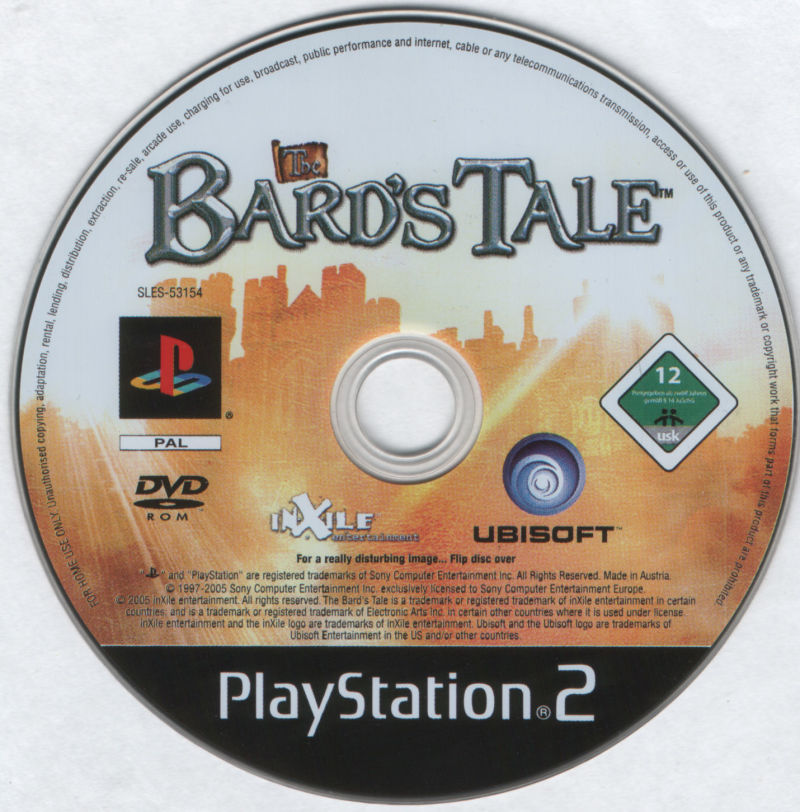 The Bard's Tale PS2 cover