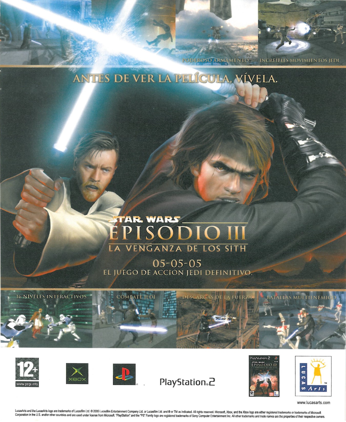 Star Wars - Episode III - Revenge of the Sith PS2 cover