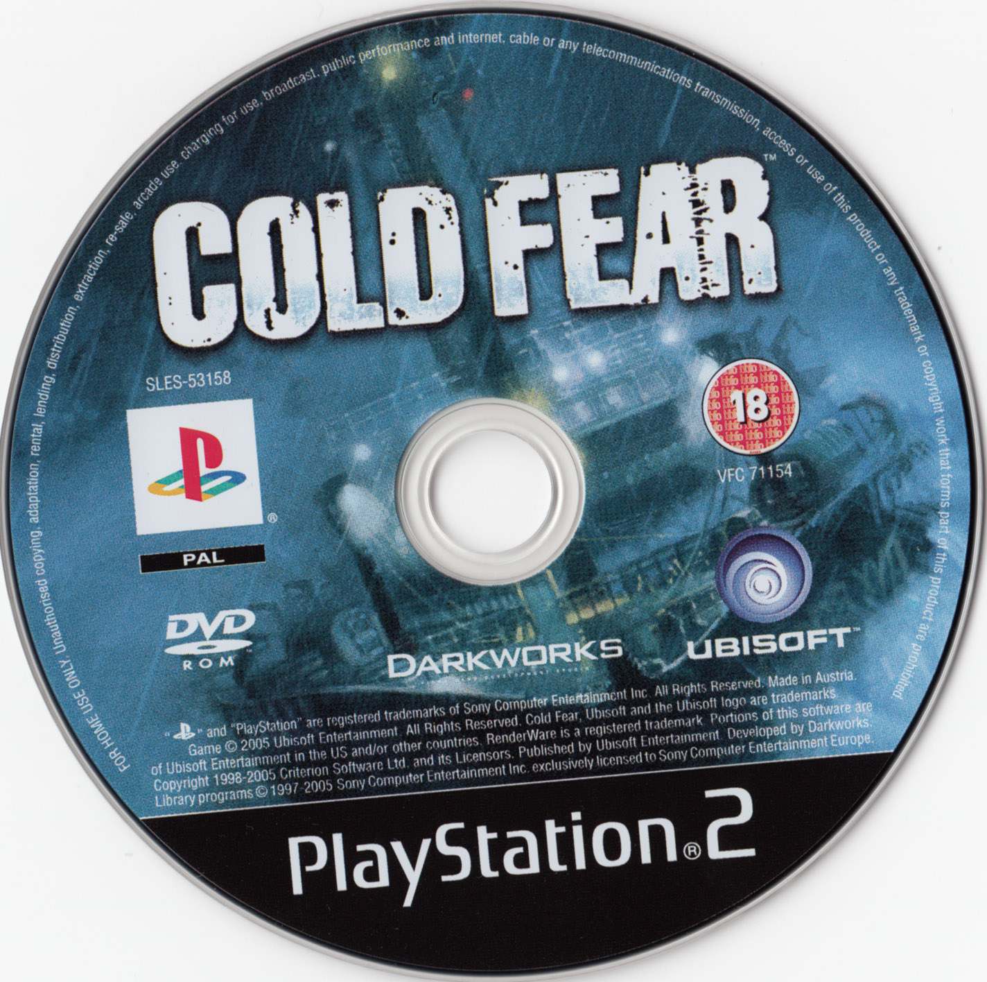 Cold Fear PSX cover