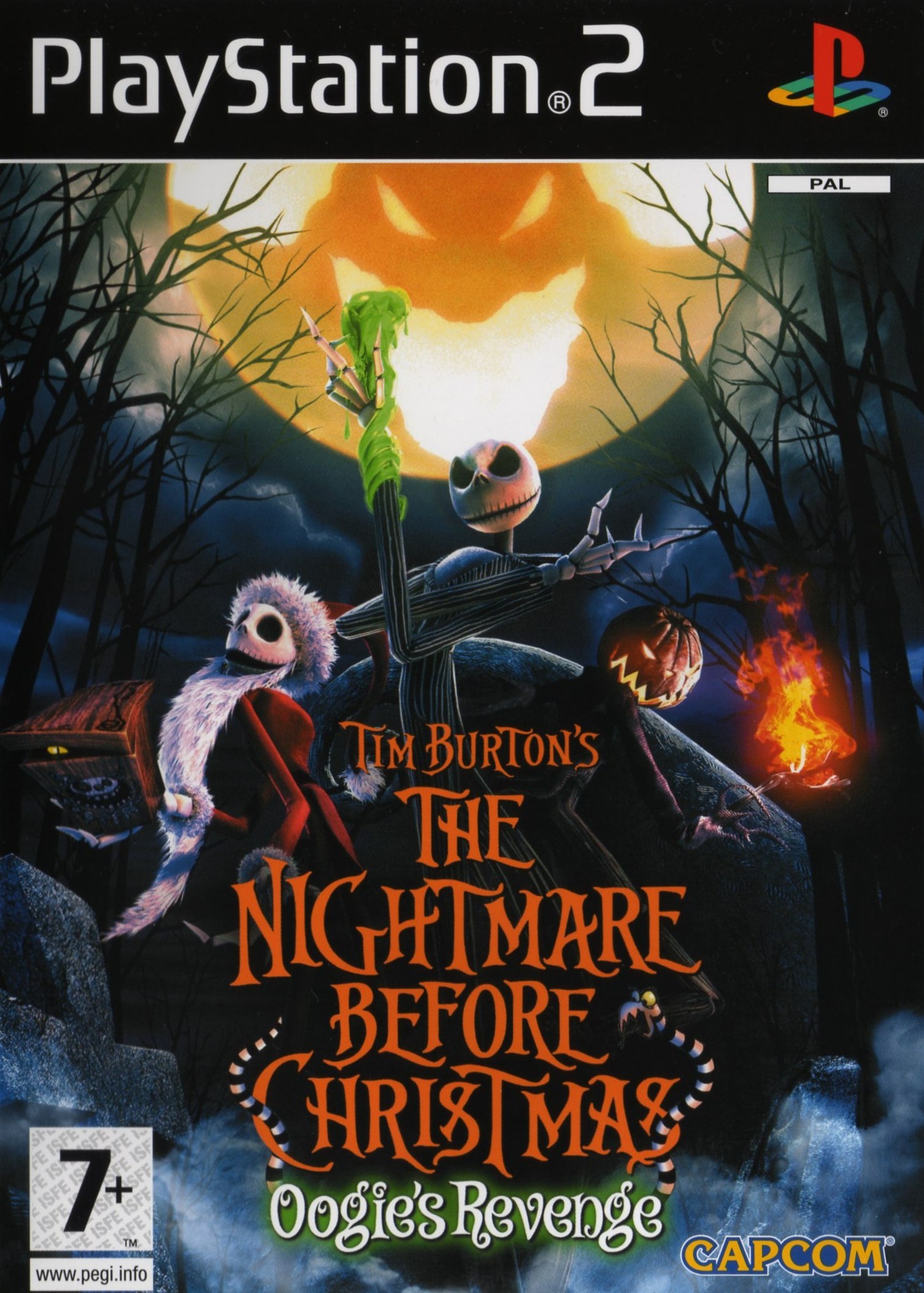Tim Burton's The Nighmare Before Christmas - Oogie's Revenge PSX cover