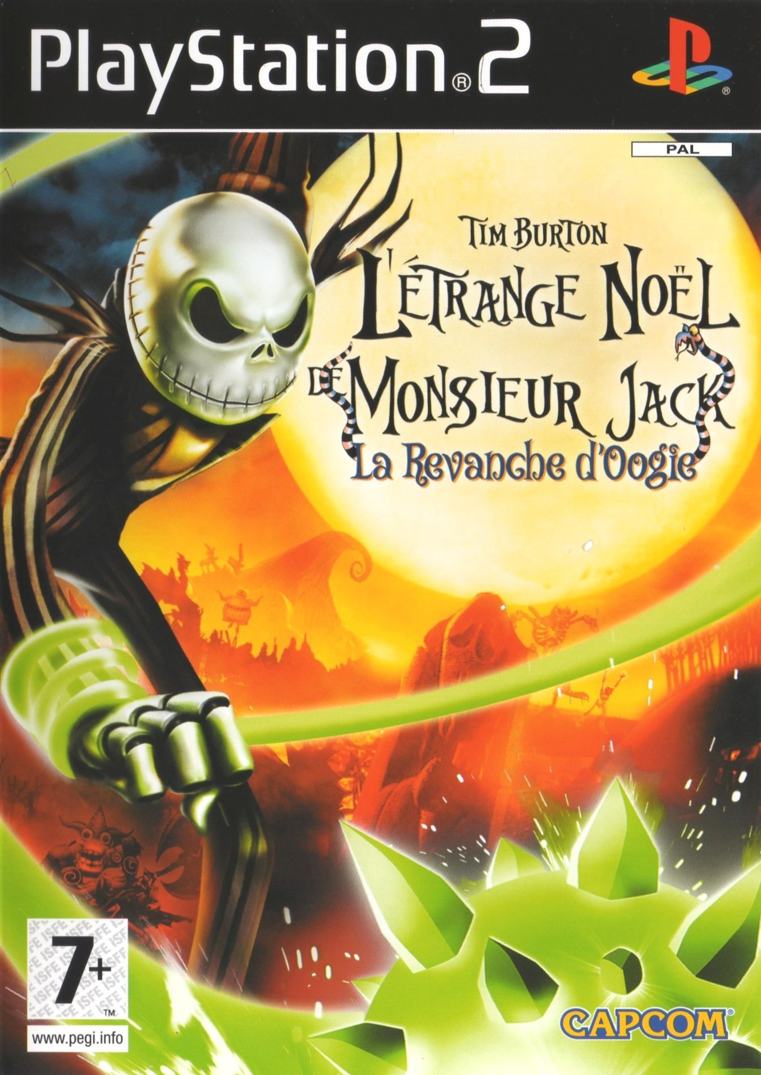 Tim Burton's The Nighmare Before Christmas - Oogie's Revenge PSX cover