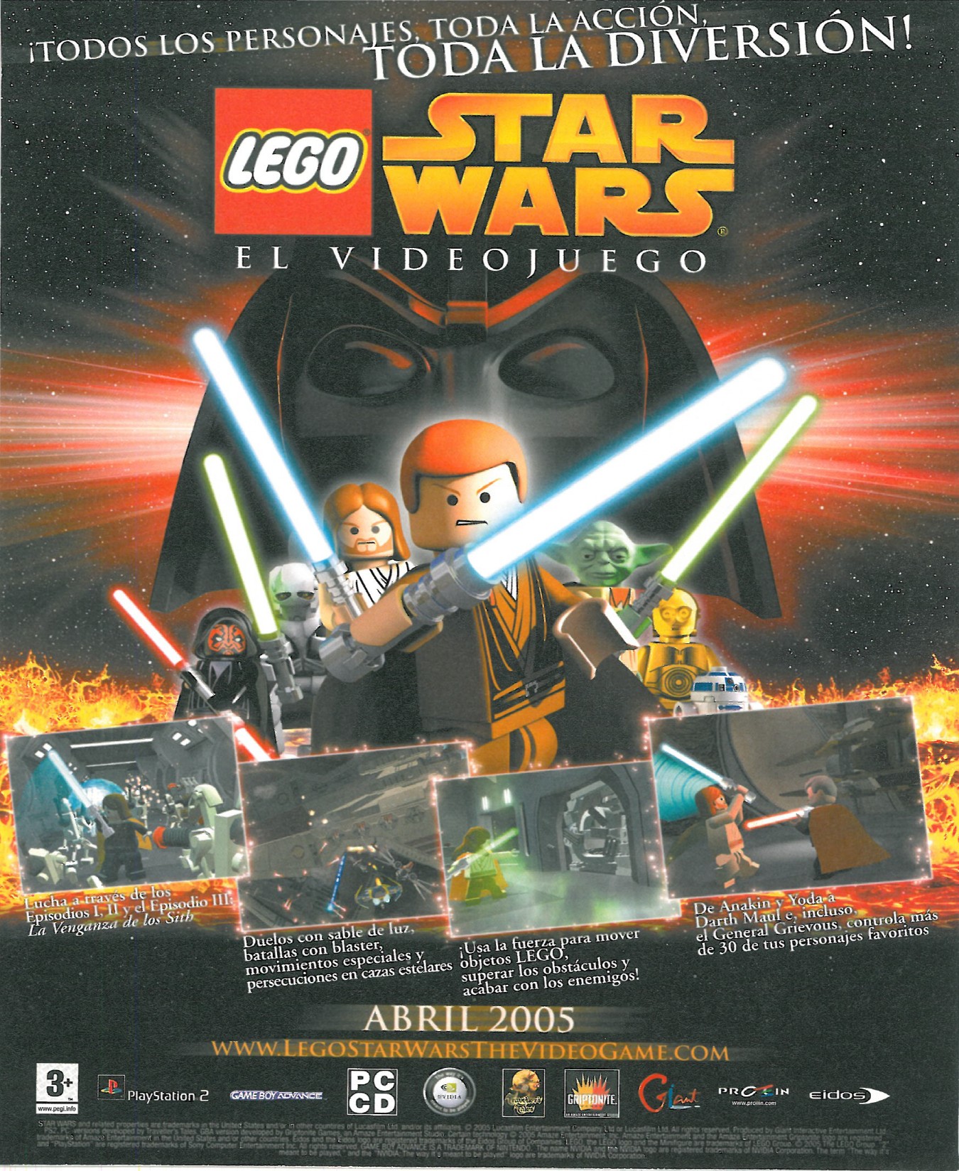 Lego Star Wars - The Videogame PS2 cover