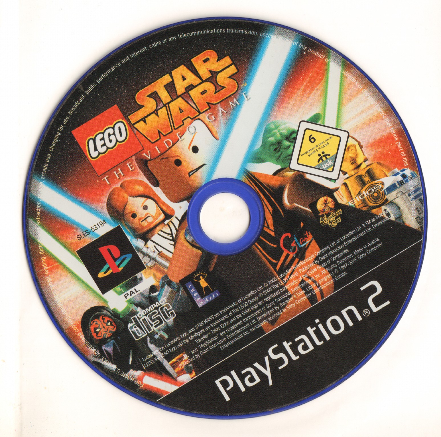 Lego Star Wars - The Videogame PS2 cover