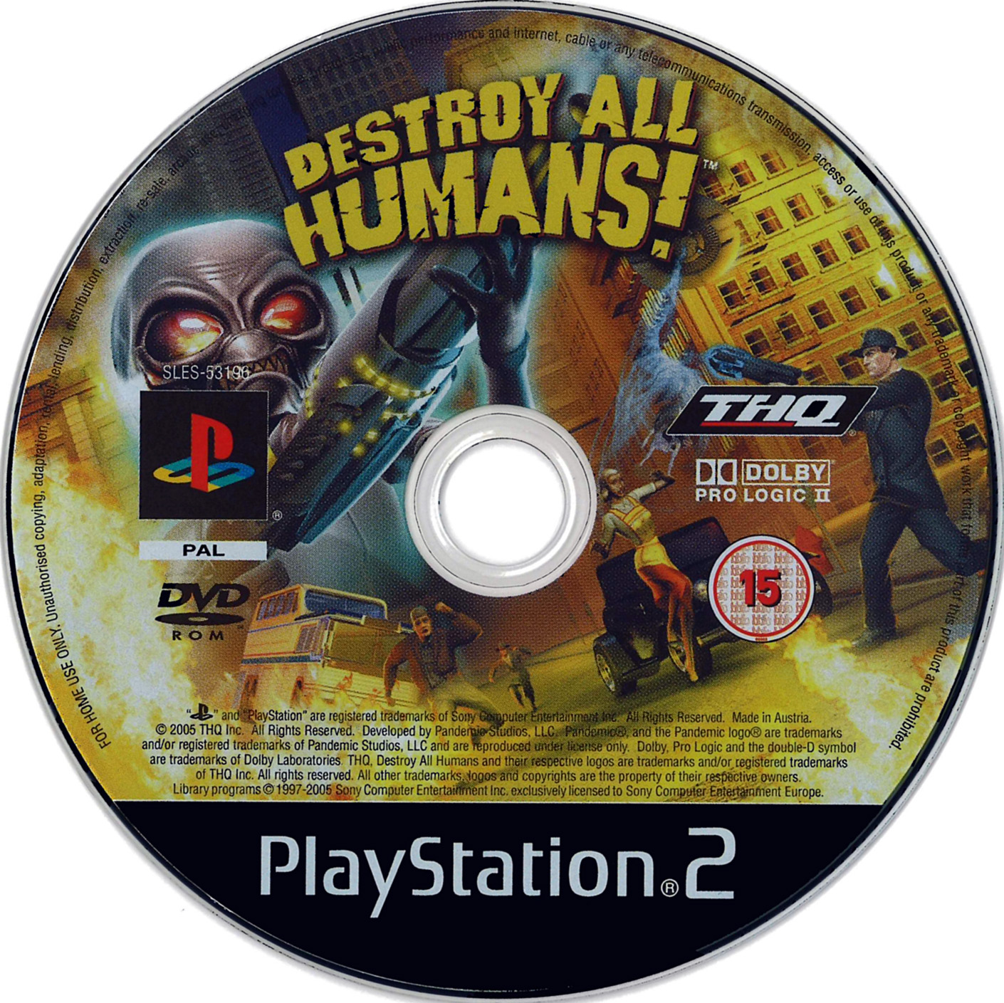 Destroy All Humans! PSX cover