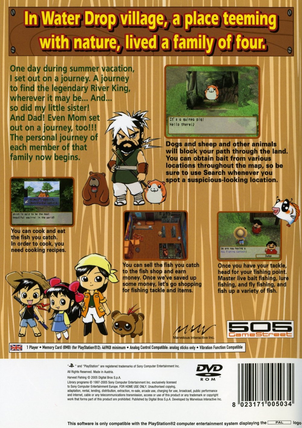 Harvest Fishing PSX cover