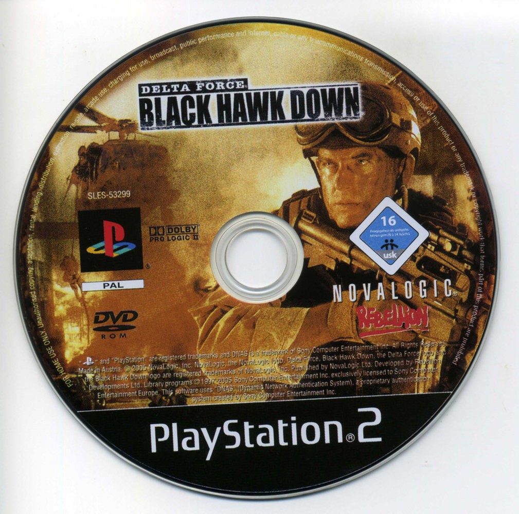 Delta Force - Black Hawk Down PSX cover