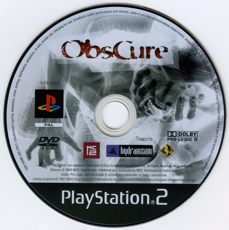 Obscure PS2 cover