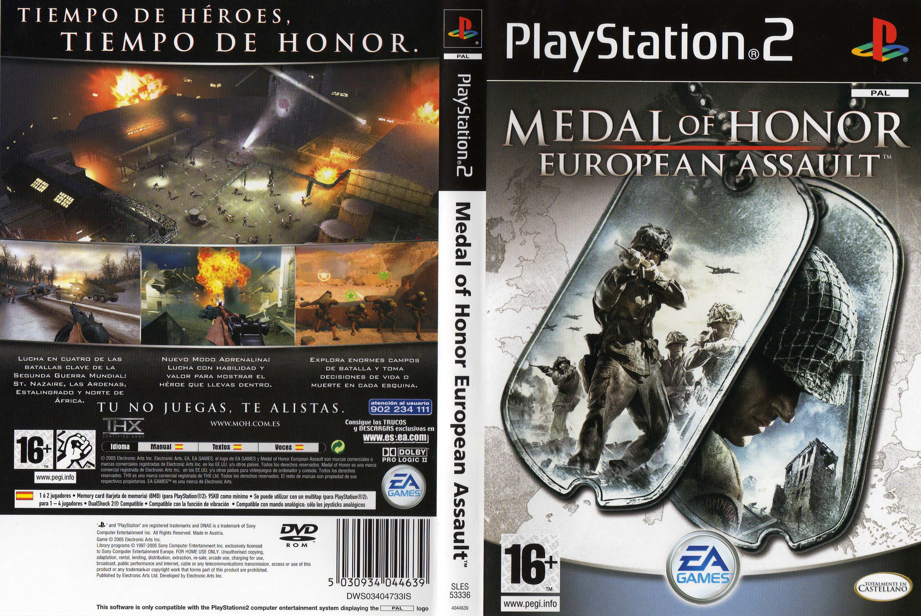 Medal of Honor - European Assault PS2 cover