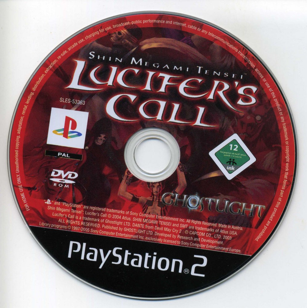 Shin Megami Tensei - Lucifer's Call PS2 cover