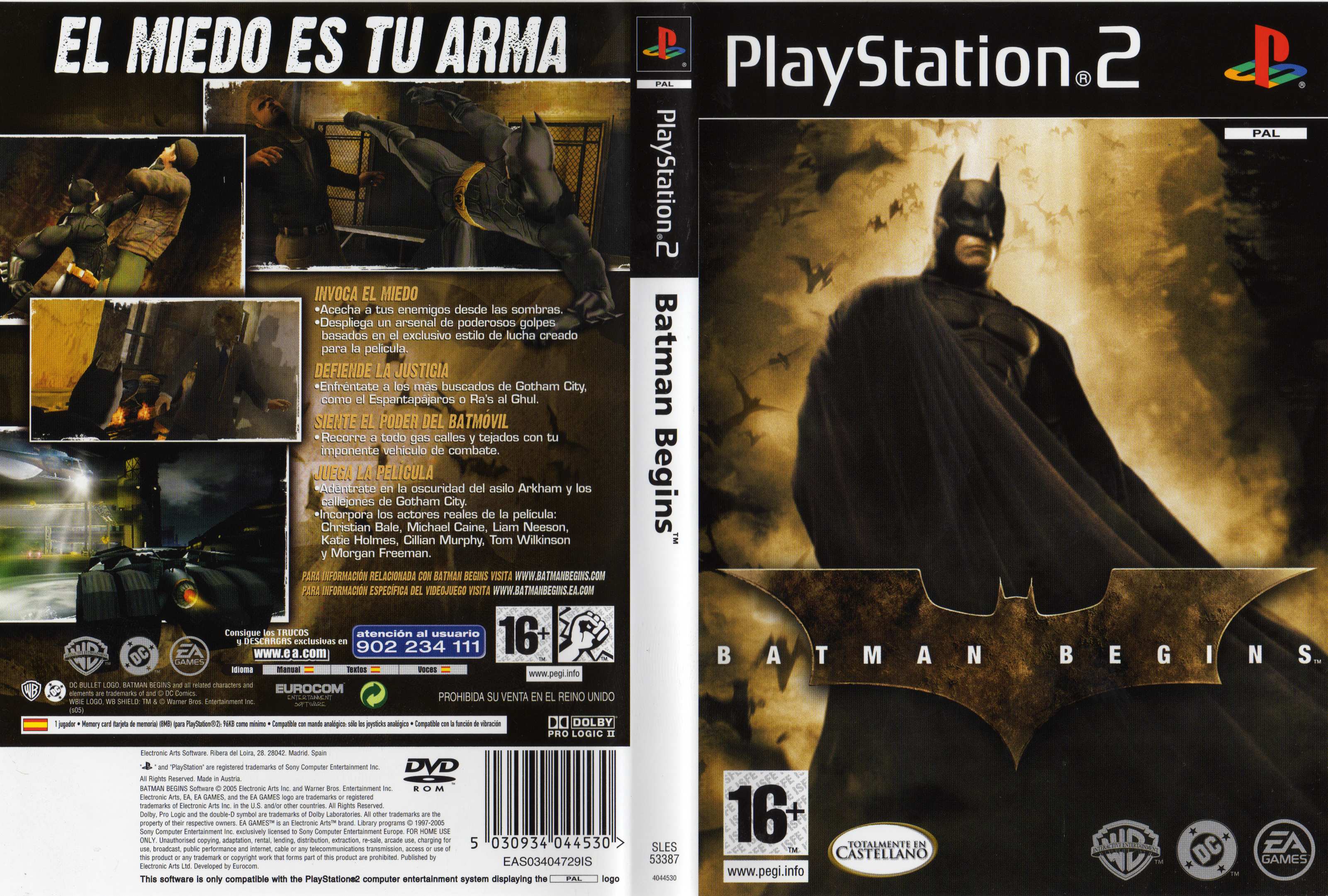 Batman Begins PSX cover