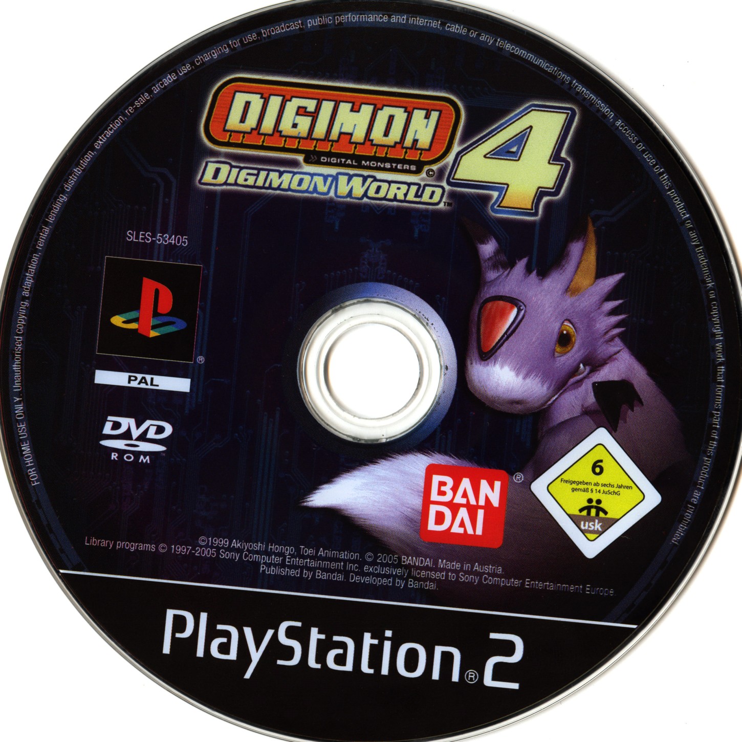 Digimon World 4 PS2 cover