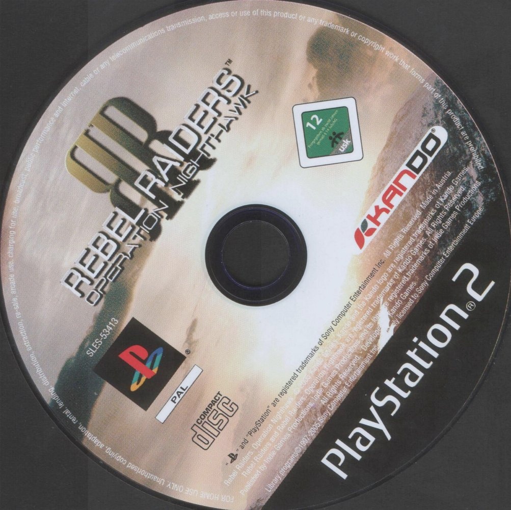 Rebel Raiders - Operation Nighthawk PS2 cover