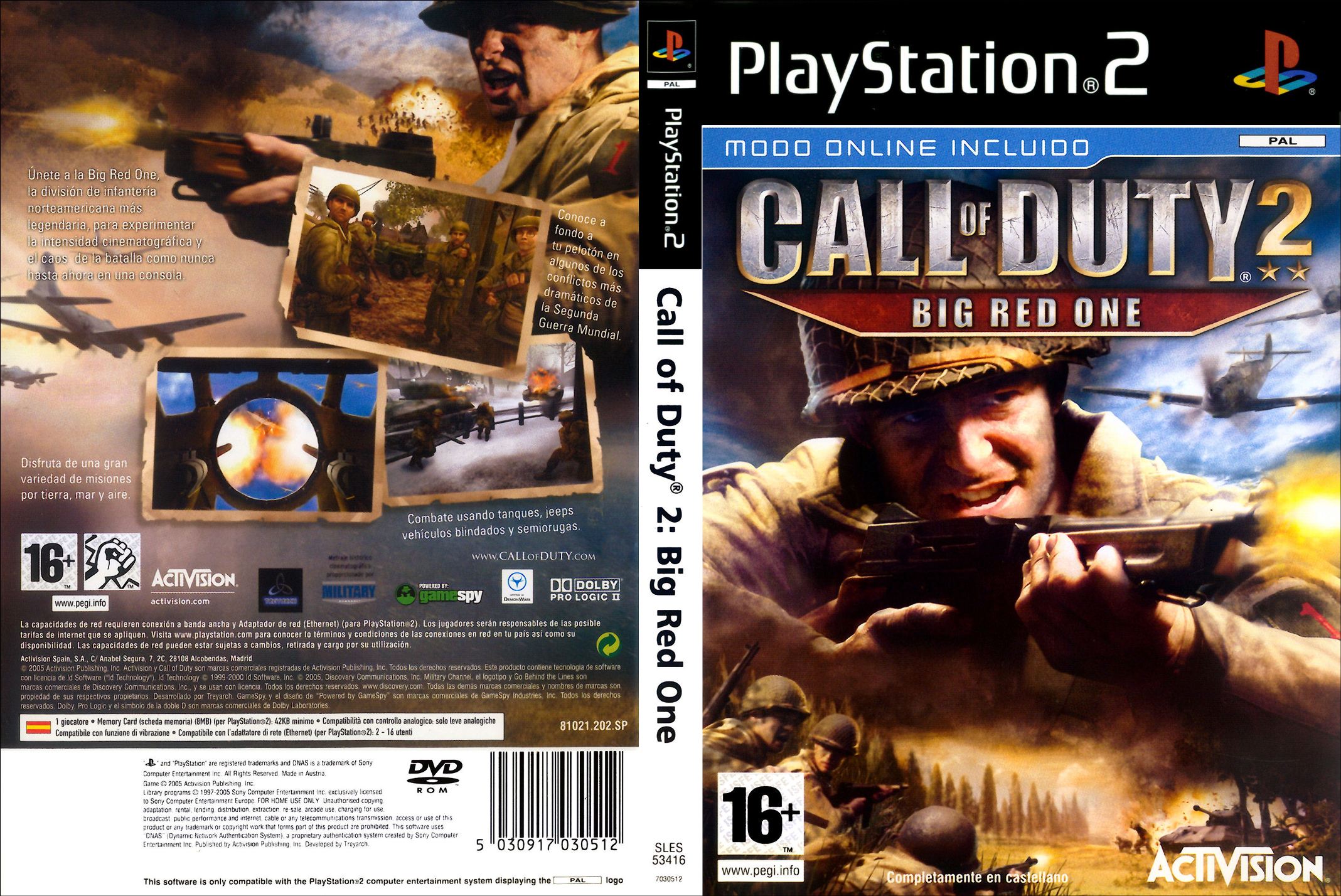 Call of Duty 2 - Big Red One PSX cover