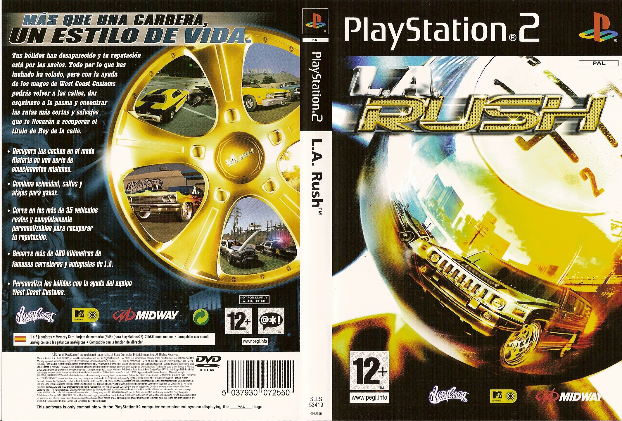 L.A. Rush PS2 cover