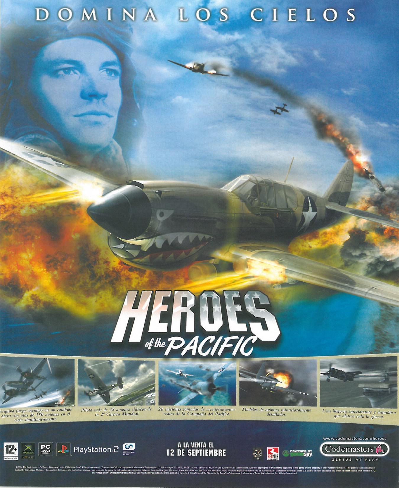 Heroes of the Pacific PS2 cover