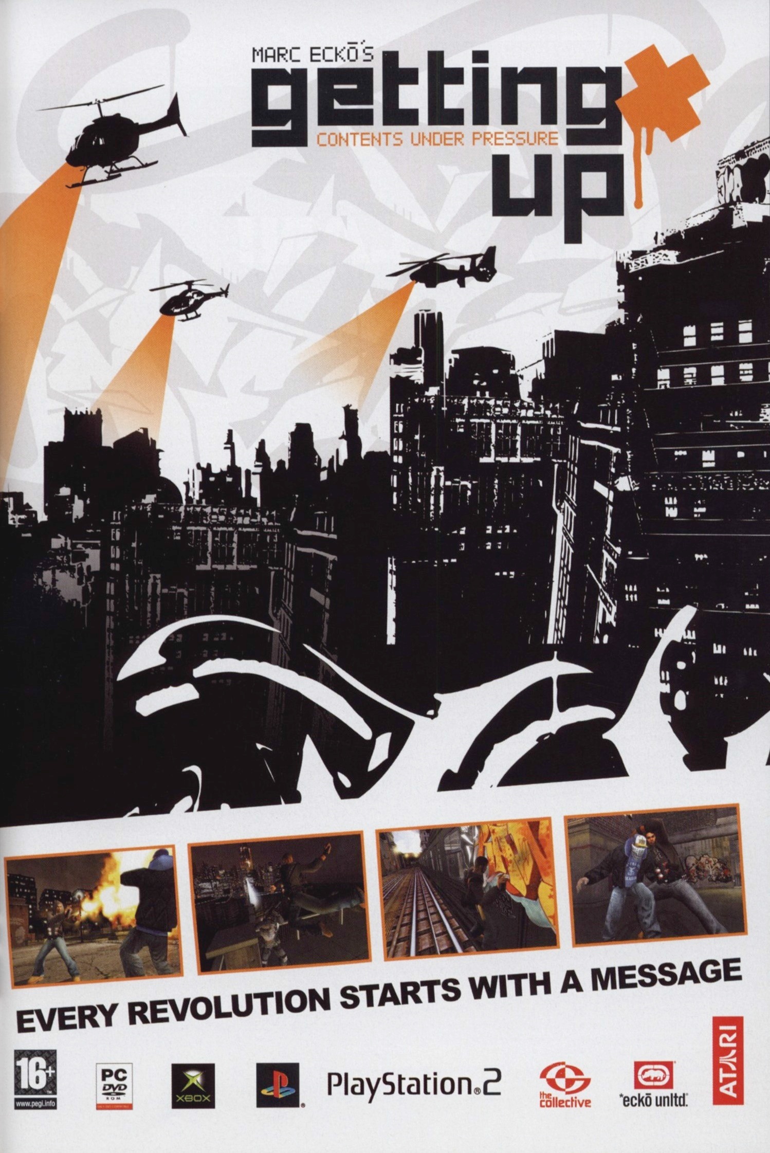 Marc Ecko's Getting Up - Content Under Pressure PS2 cover