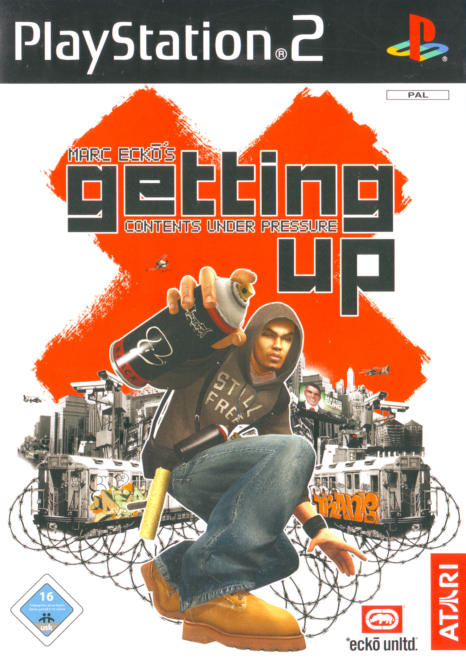 Marc Ecko's Getting Up - Content Under Pressure PS2 cover
