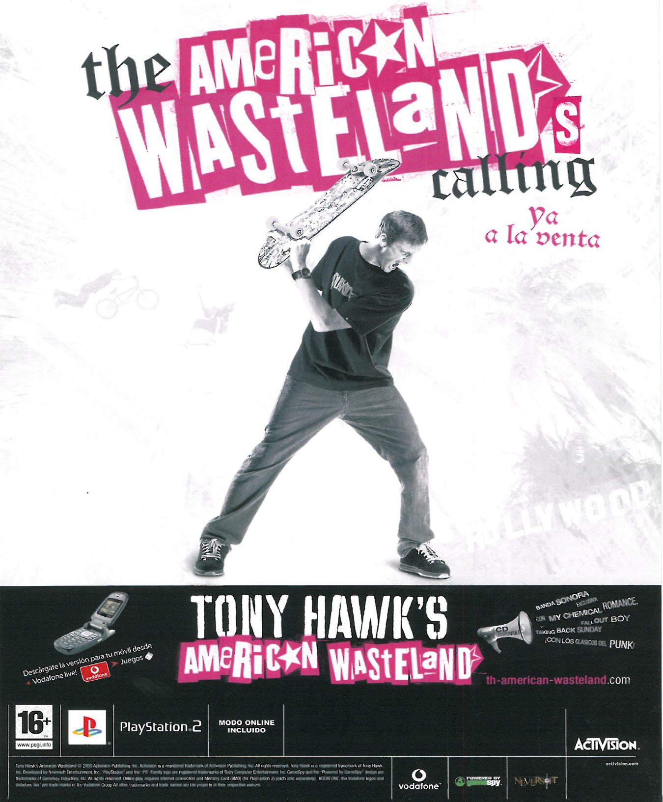 Tony Hawk's - American Wasteland PS2 cover