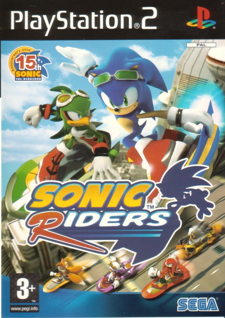 Sonic Riders PS2 cover