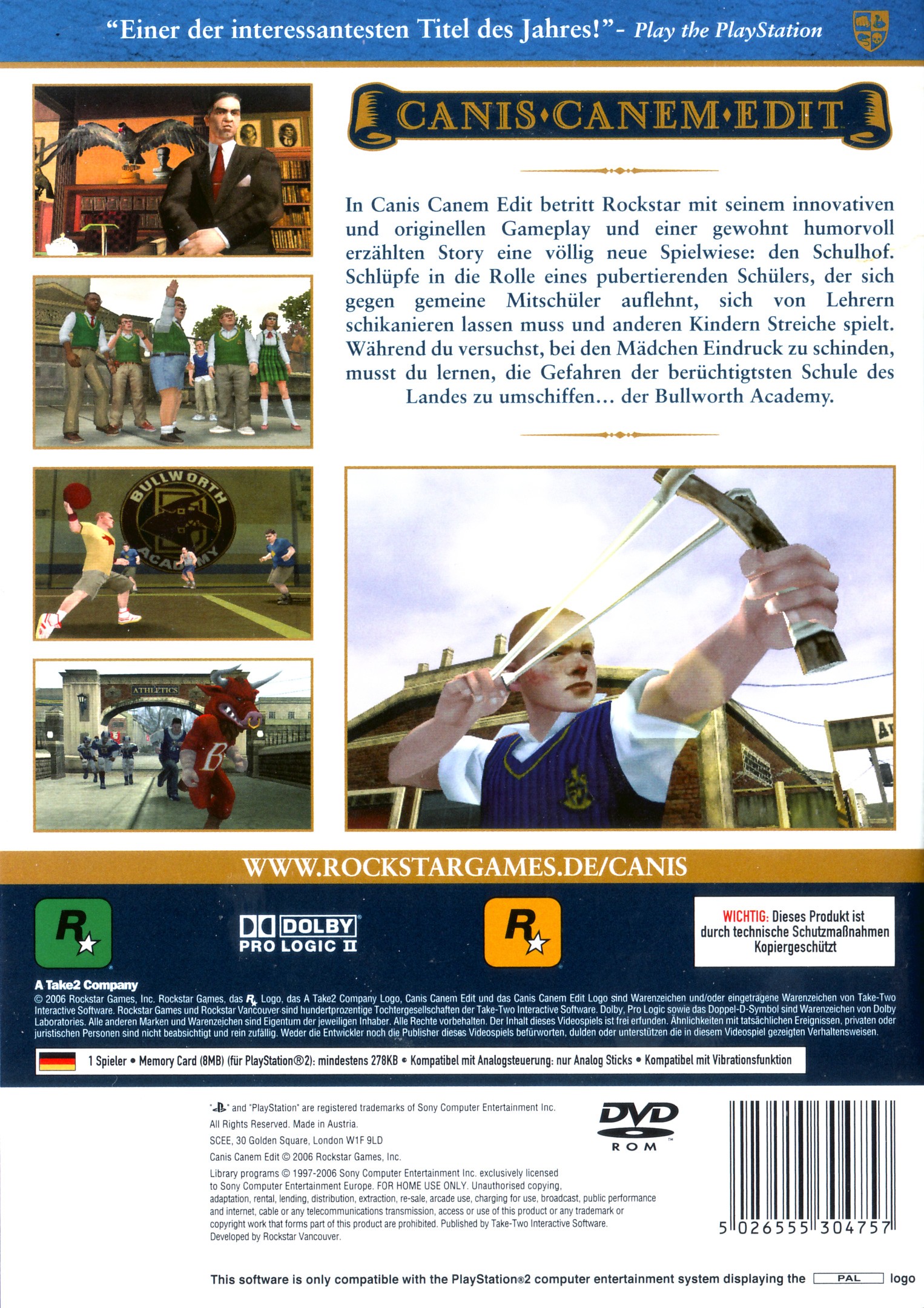 Canis Canem Edit PSX cover