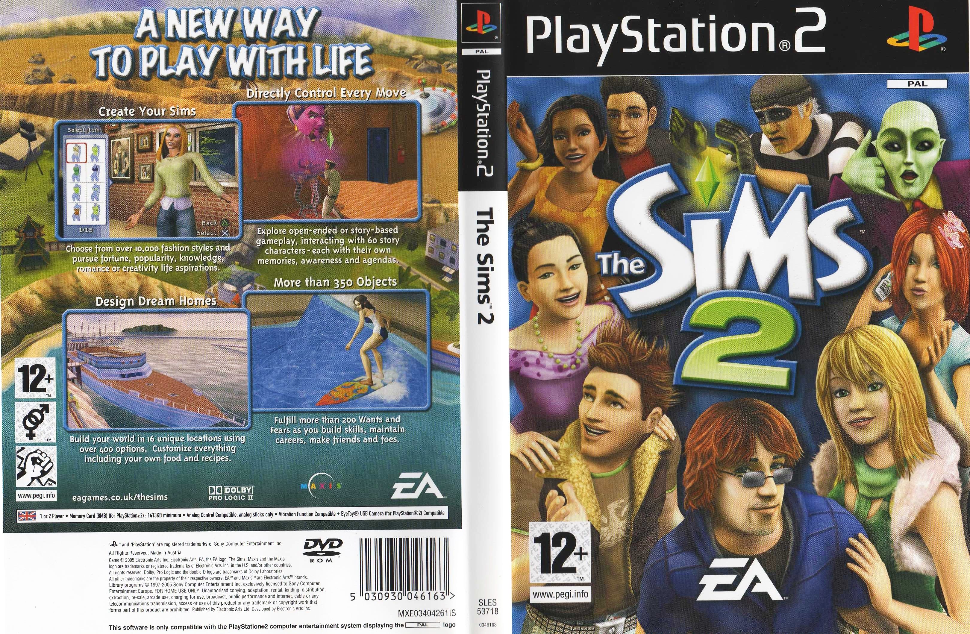 The Sims 2 PSX cover